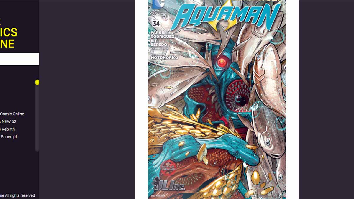 Acceso al cómic en Leercomicsonline
