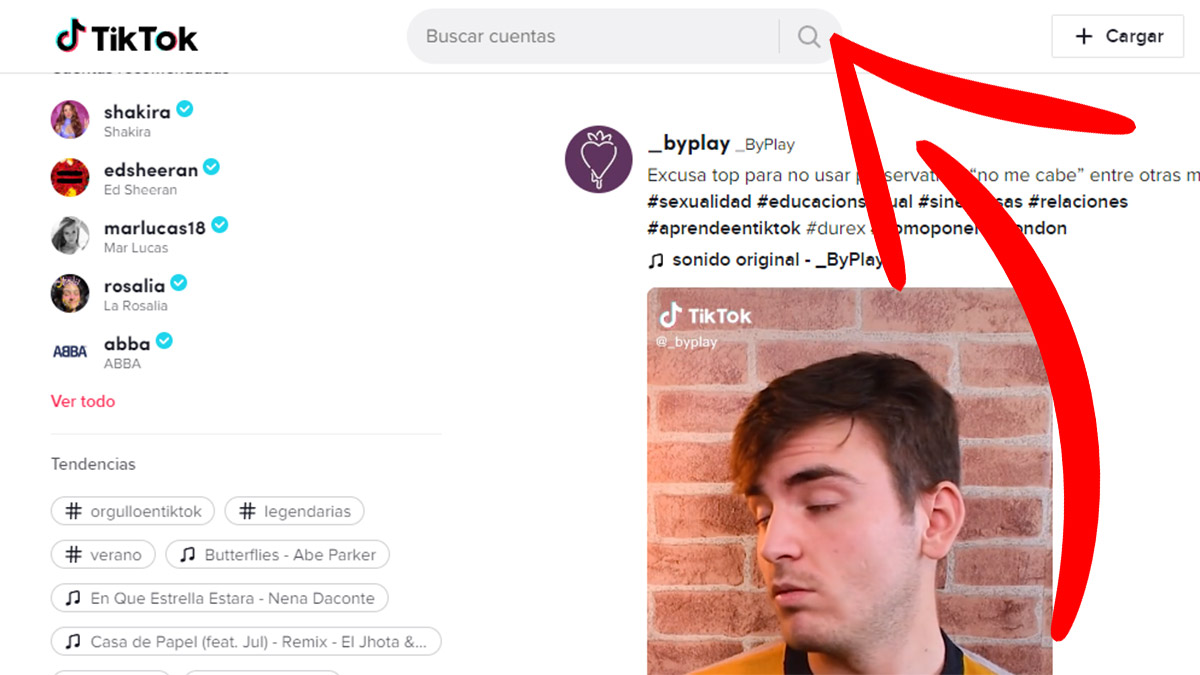 Buscador de Tiktok