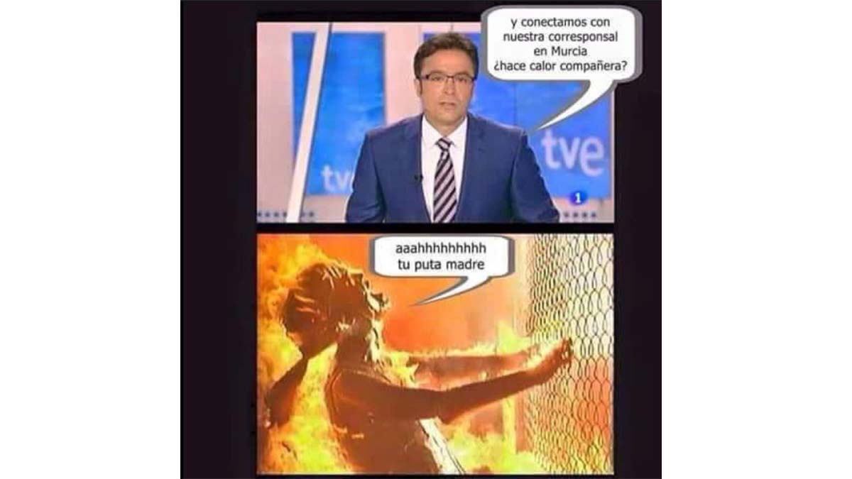 Calor en murcia meme