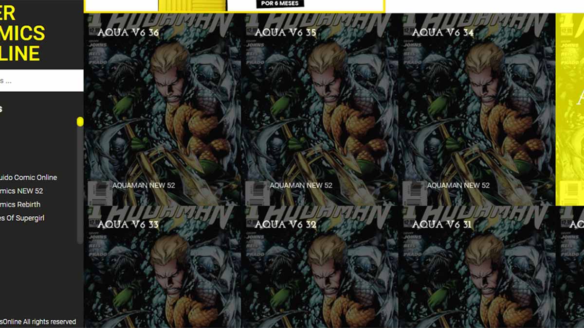 Títulos disponibles en Leercomicsonline