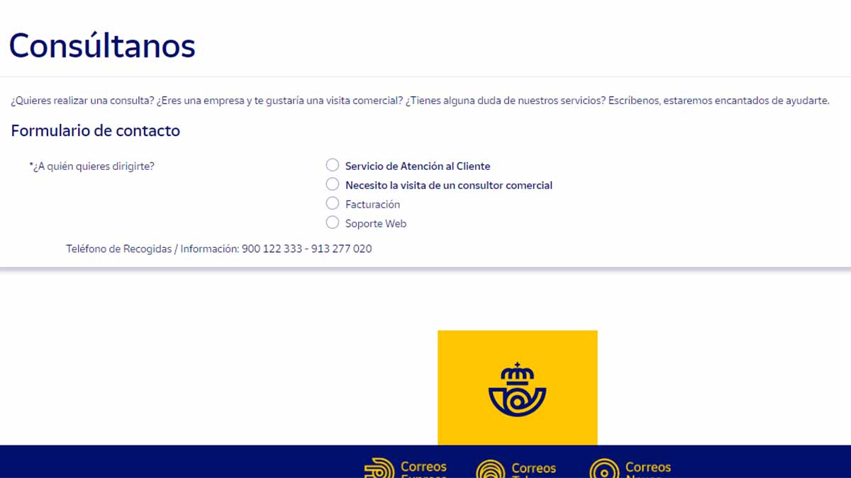 Servicio de atención al cliente