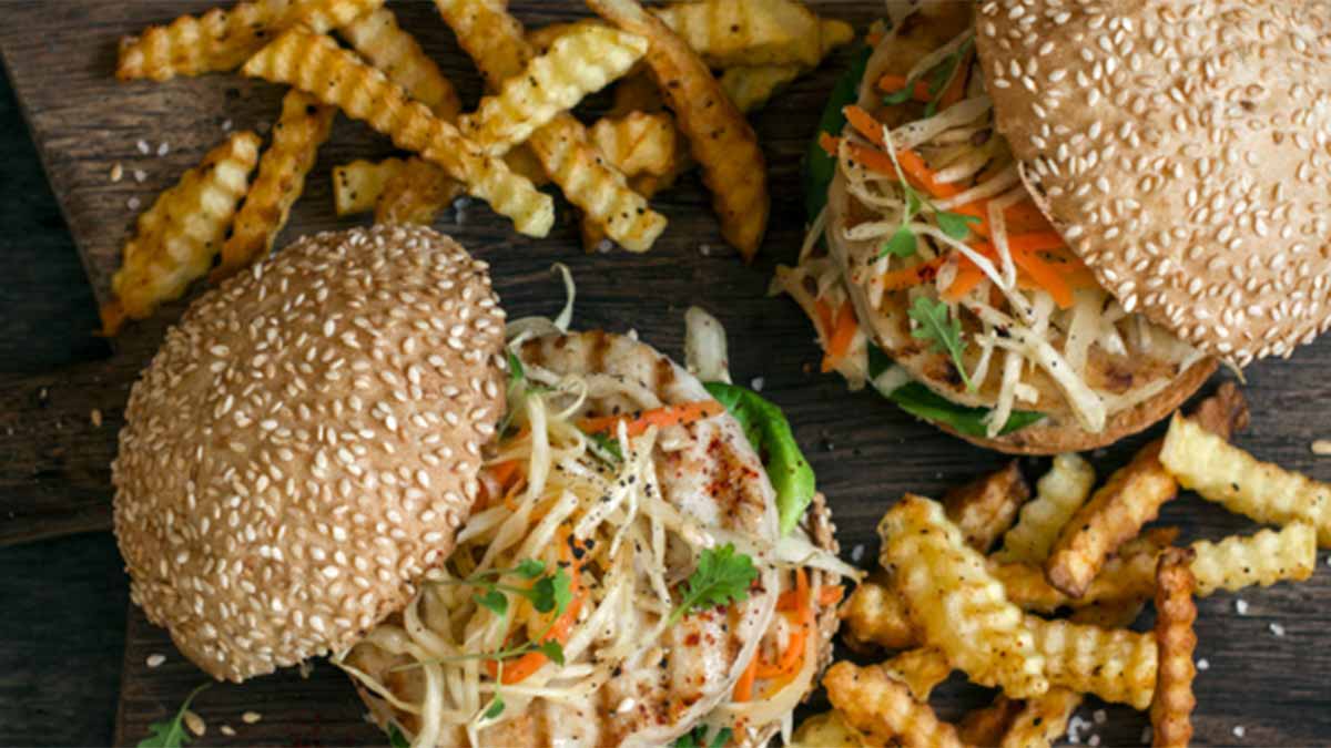 Hamburguesa asiática