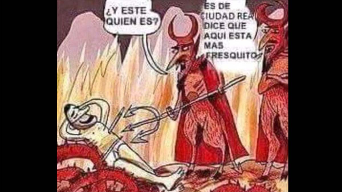 Ir al infierno en la ola de calor meme