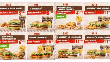 códigos descuento de Burger King en cupones para que te salga más barato tu menú