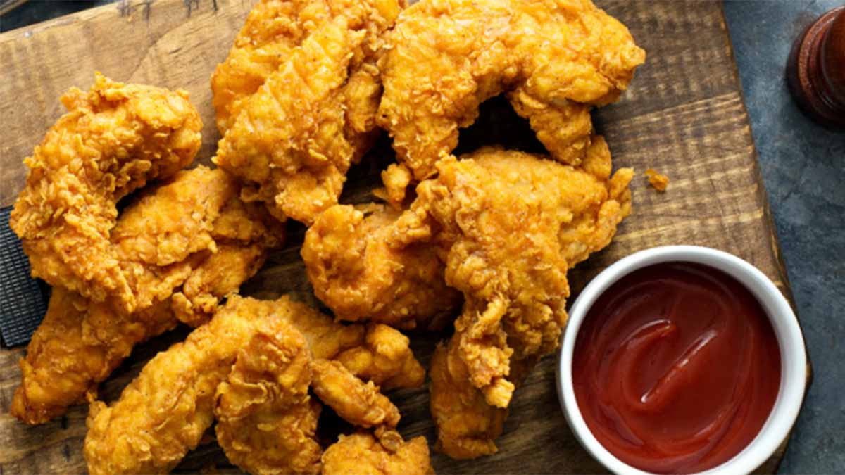 Tiras de pollo cajún