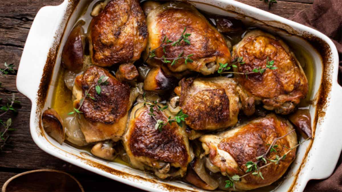 Pollo cinco especias