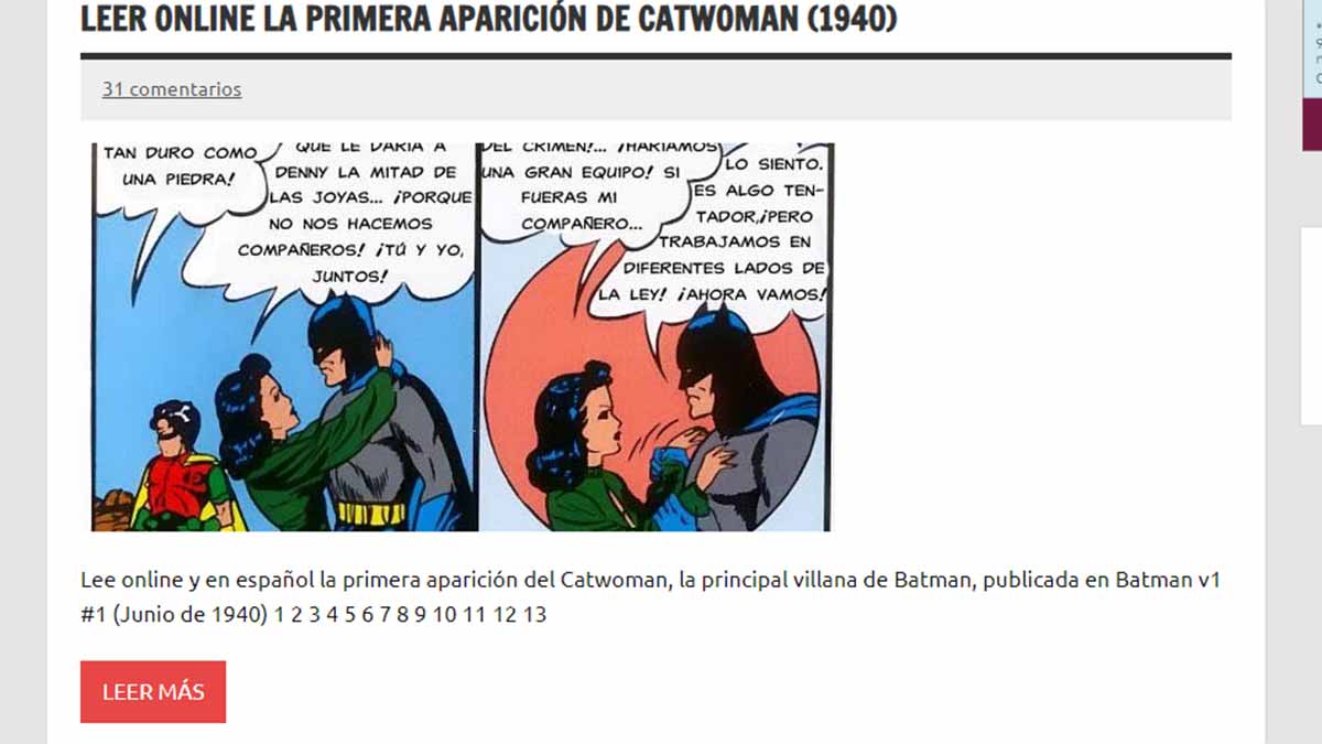 Catálogo de títulos de Comiczine