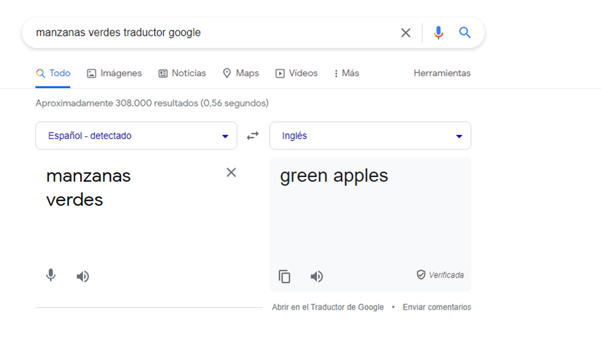 Traducción automática de Google
