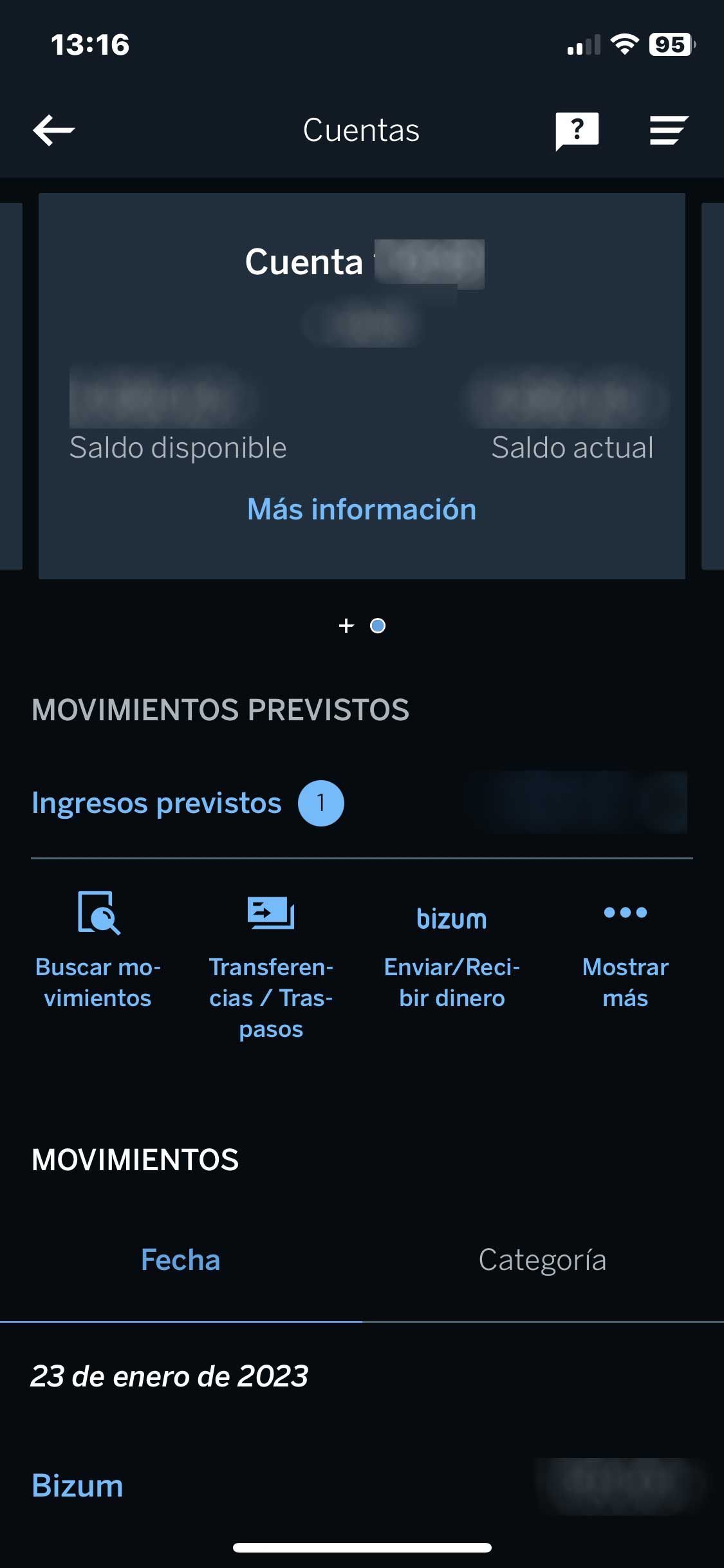 Cuenta bancaria BBVA