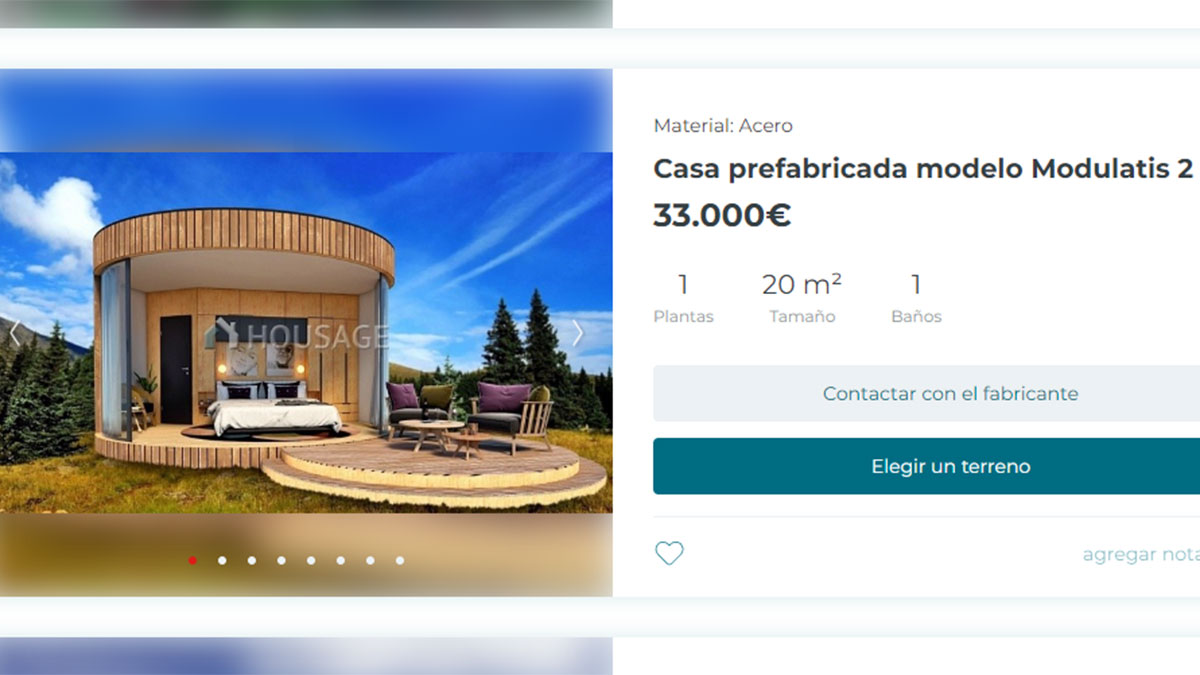 Casa circular 33.000 euros