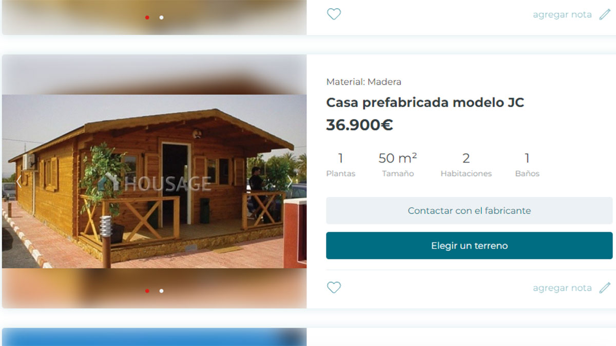 Casa prefabricada por 36.900 euros