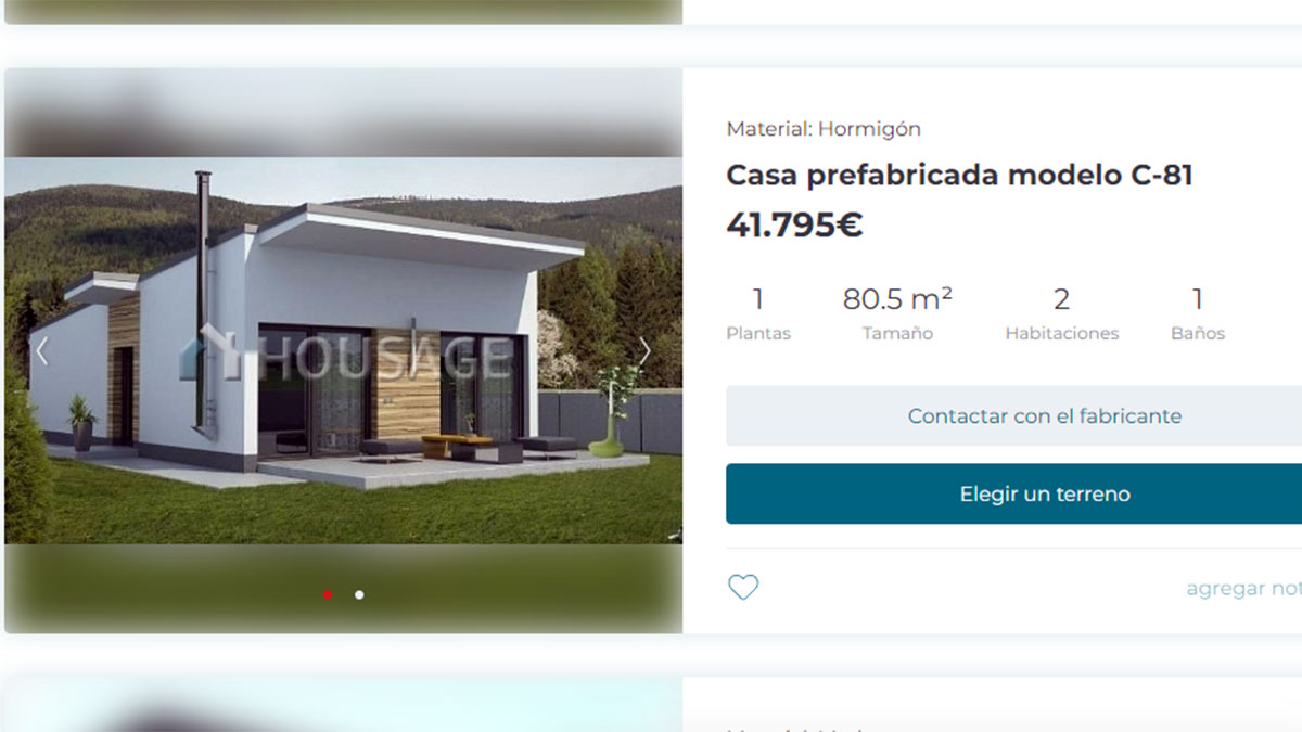 Vivienda prefabricada por 41.000 euros
