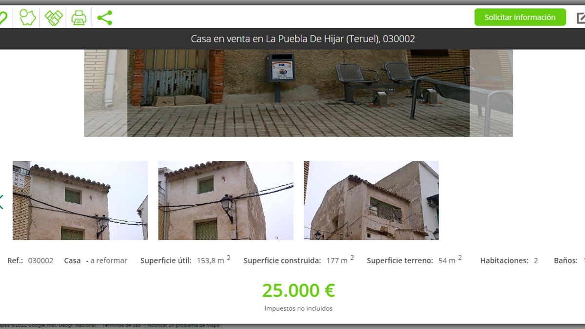 Casa en venta 25.000 euros