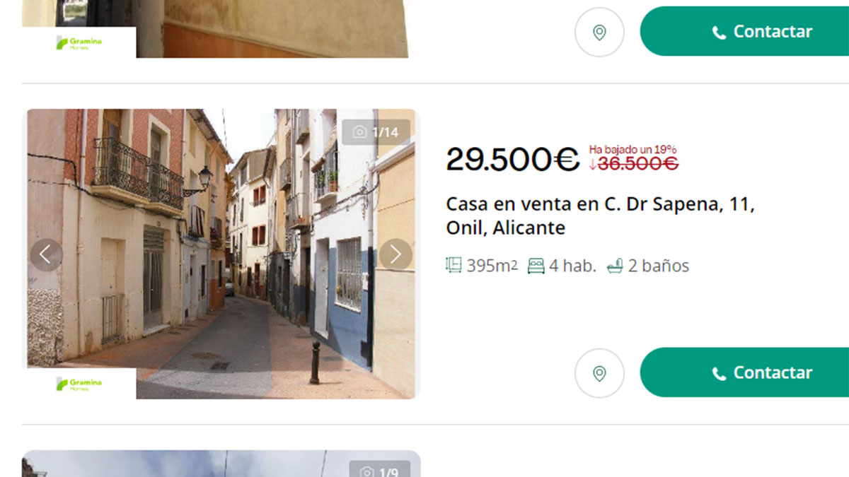 Casa en venta 29.500 euros