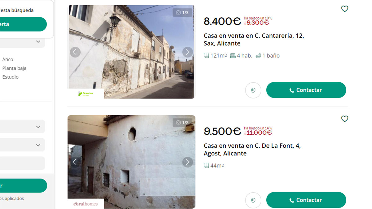 Viviendas más baratas en Alicante