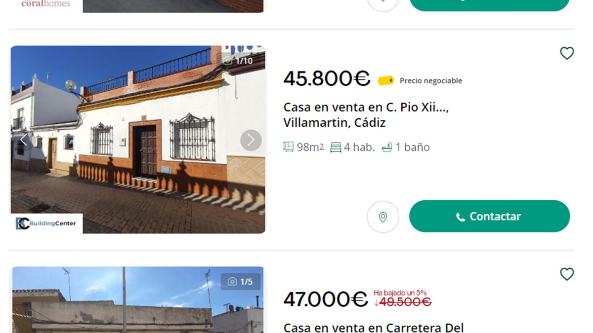Casa por 45.800 euros