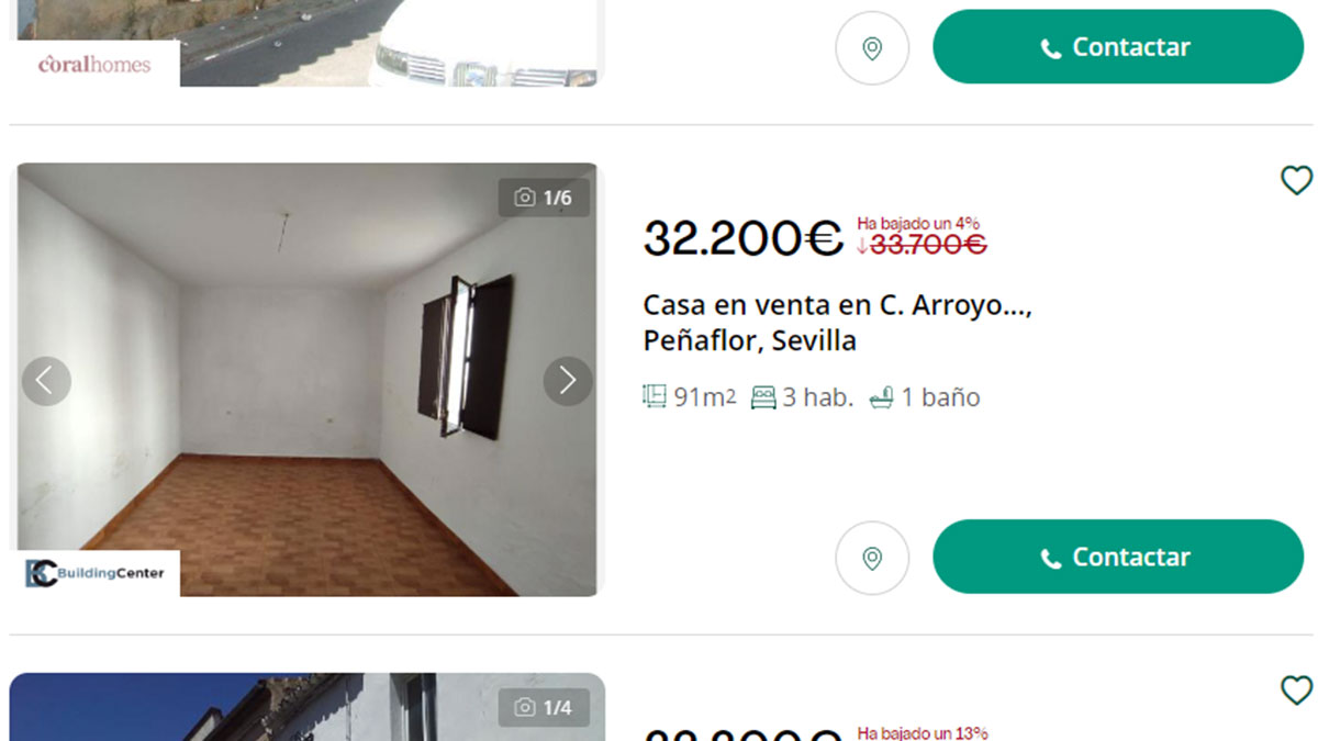 Casa en venta 32.200 euros