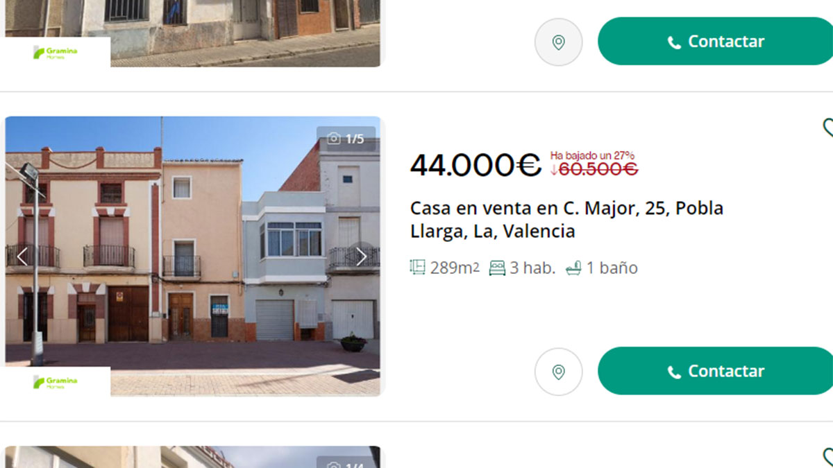 Casa en venta 44.000 euros