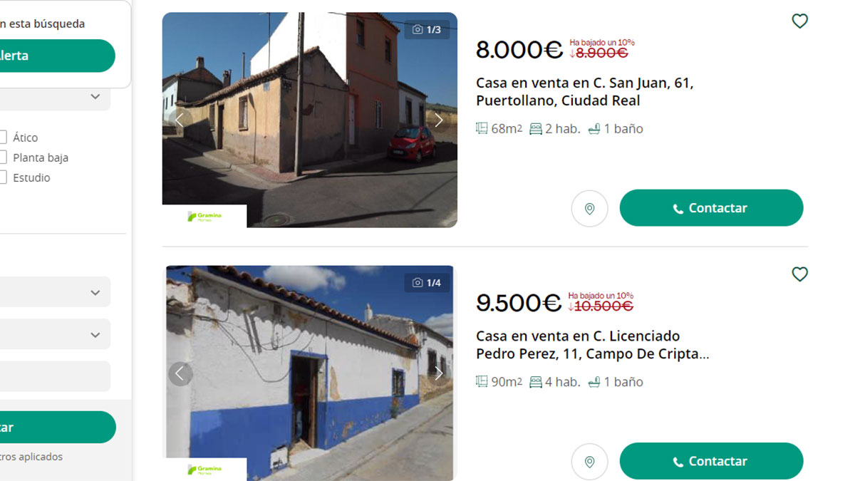 Casas en venta baratas Ciudad Real