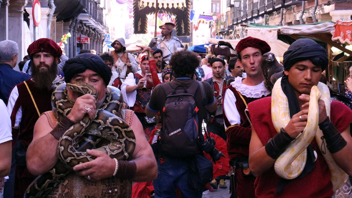 Espectáculos y actividades del mercado medieval