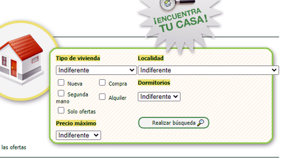 Filtros de la entidad Caja Rural Central