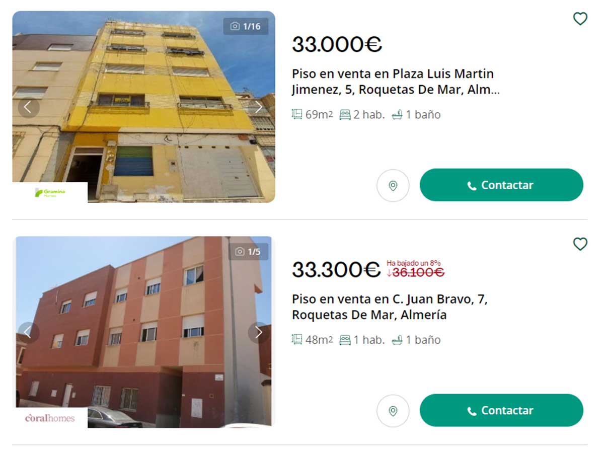 Viviendas en Almería baratas