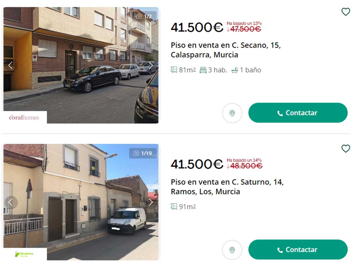 Pisos por 41.000 Murcia