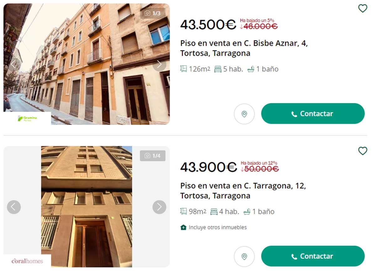 Viviendas por 40.000 euros en Tarragona