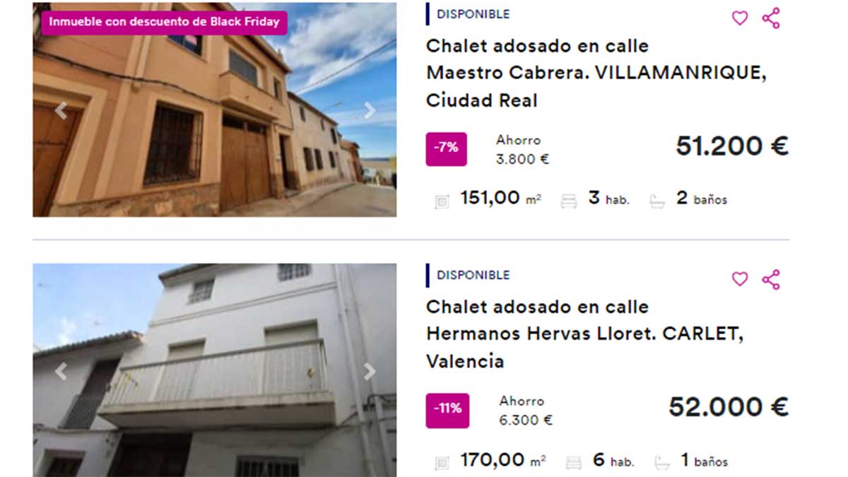 Casas por 50.000 euros