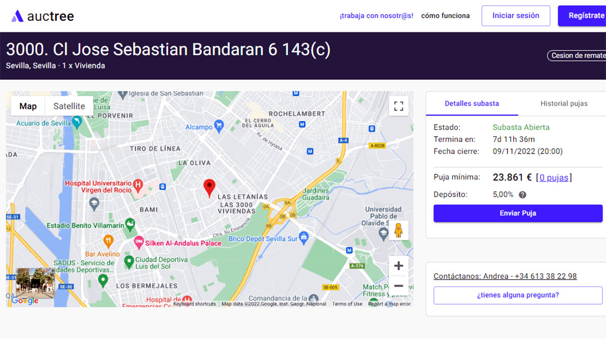 Detalle de las ofertas