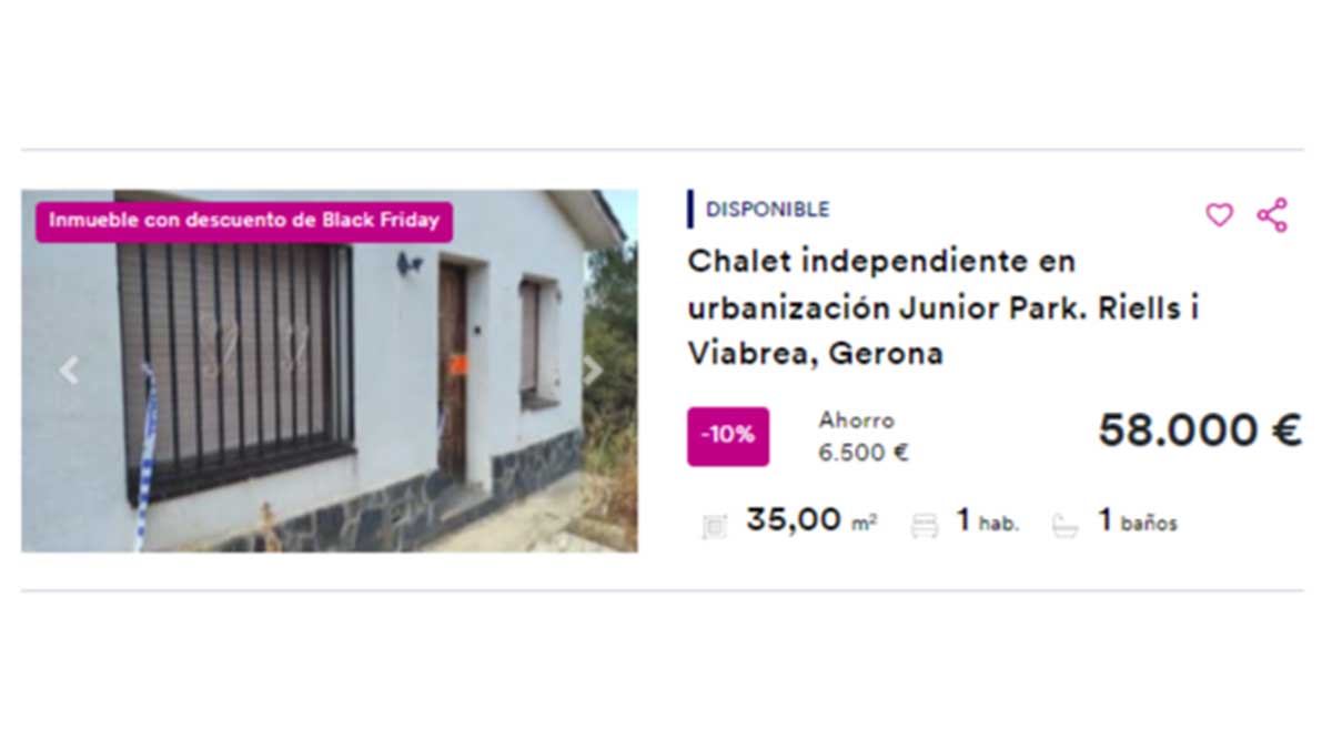 Casa independiente por 50.000 euros