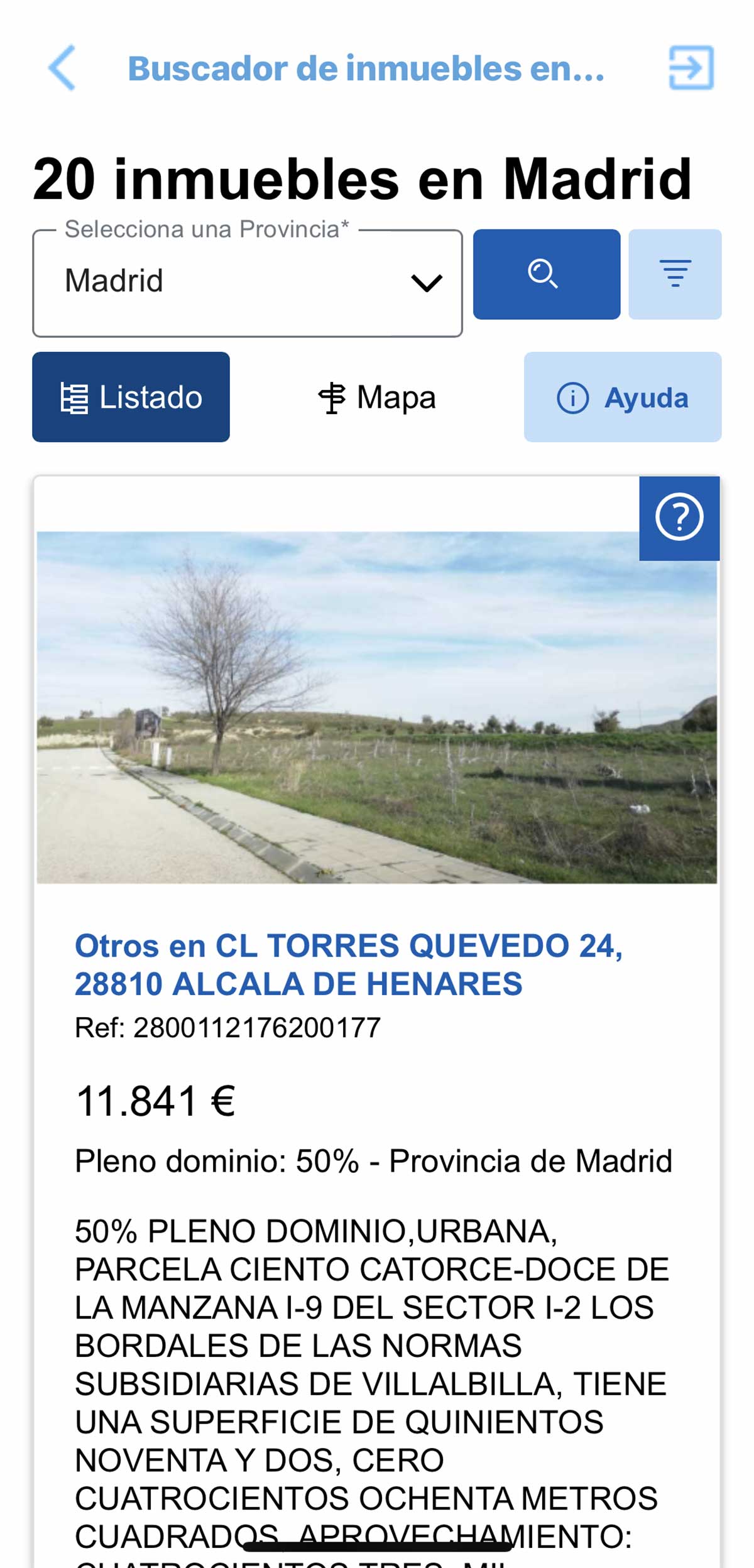 Ofertas de inmuebles