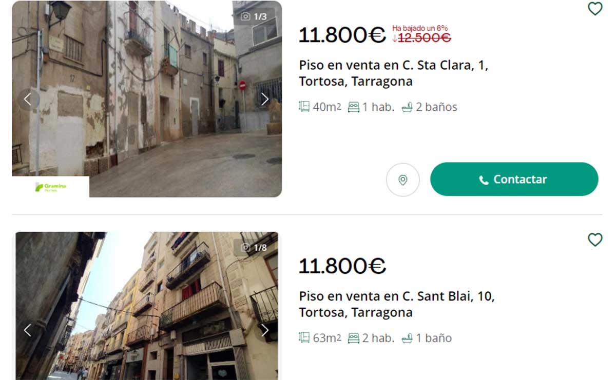 Viviendas de banco en Tarragona