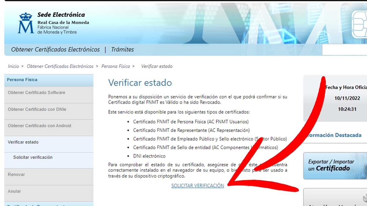 Cómo saber cuándo caduca el certificado