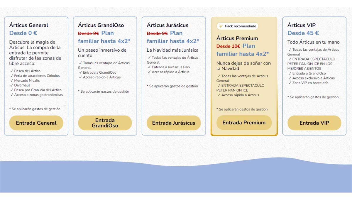 Entradas Árticus