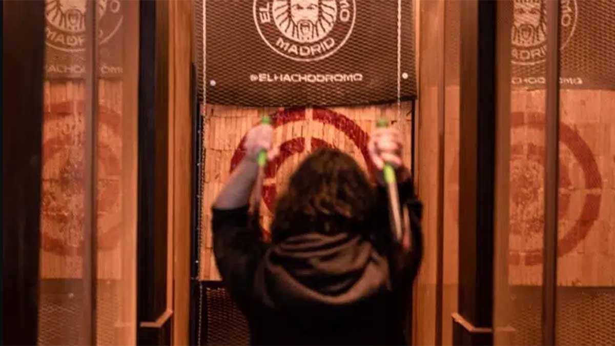 Tiro doble con hacha