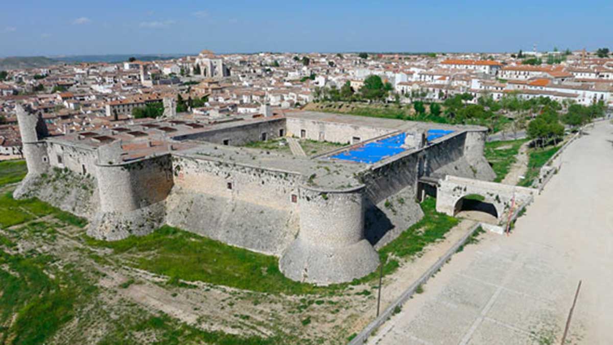 Vista panorámica del castillo