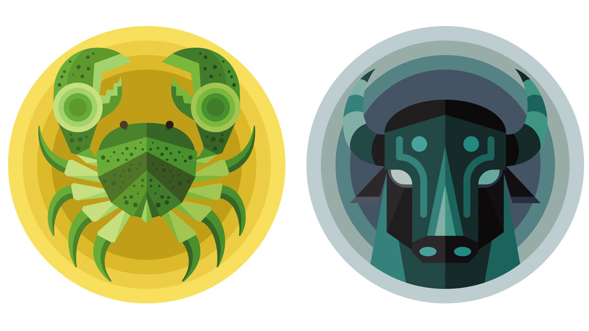 Compatibilidad de Cáncer y Tauro