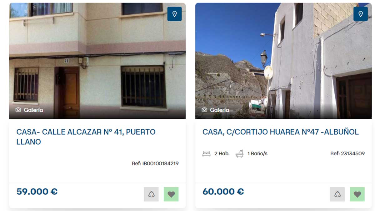 Viviendas por 59.000 euros