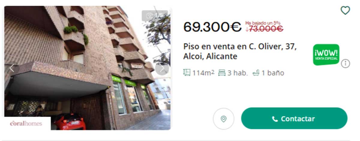 Piso por 69.000 