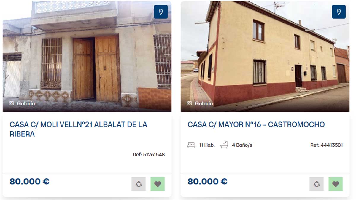 Casas por 80.000 euros en Diglo