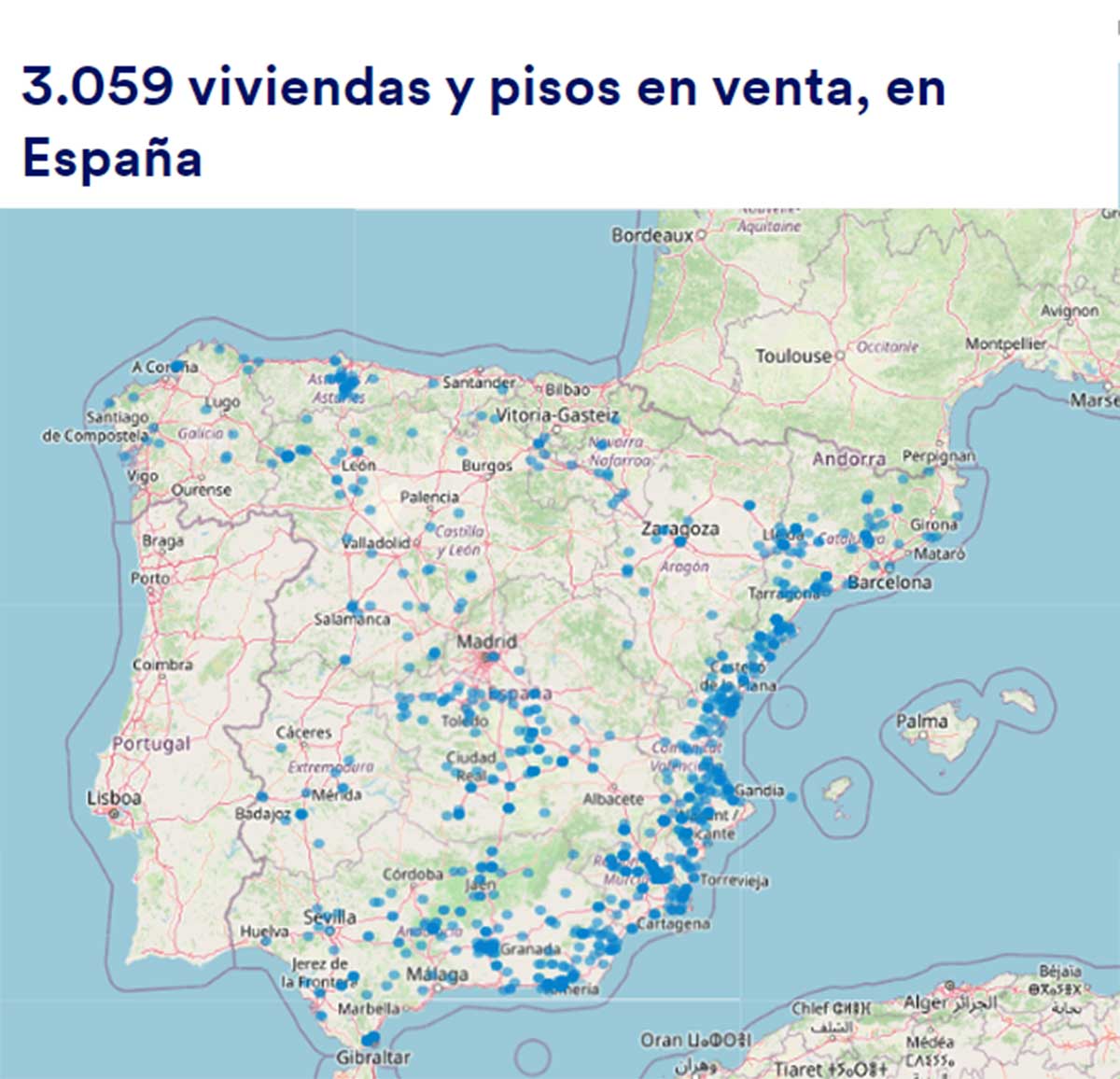 Distribución de las viviendas
