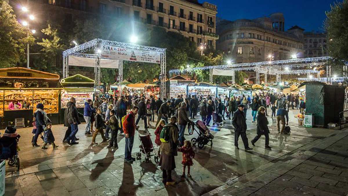 Puestos de la feria de Barcelona