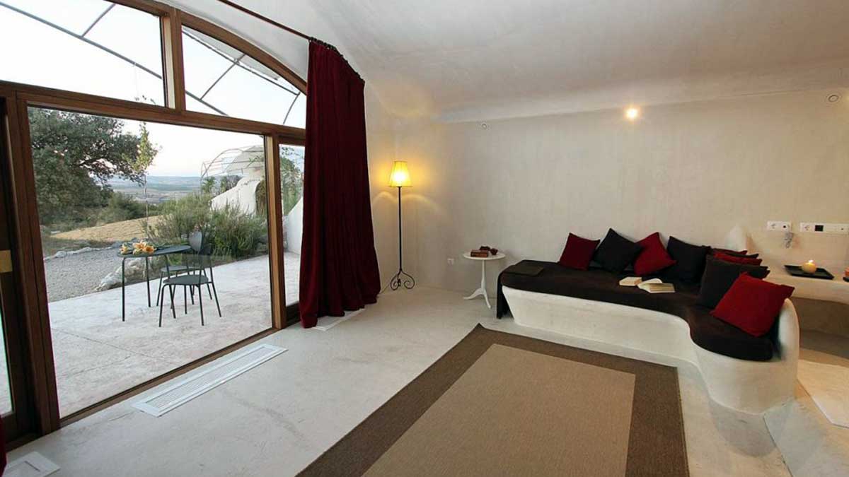 Interior de las cuevas