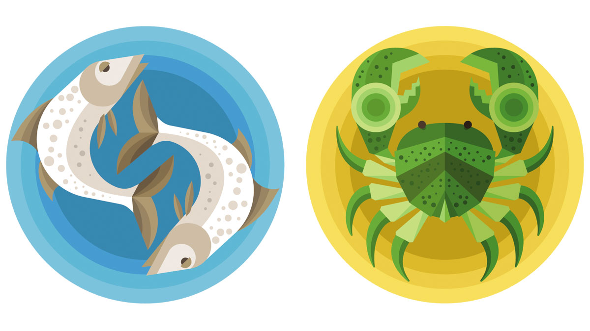 Compatibilidad de Piscis y Cáncer