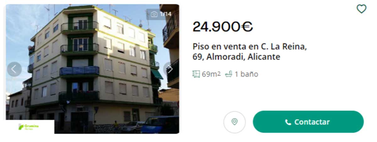 Vivienda por 24.900 euros
