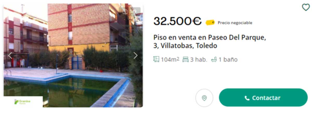 Vivienda por 32.500 euros