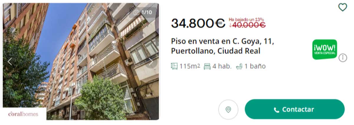 Piso por 34.000 euros