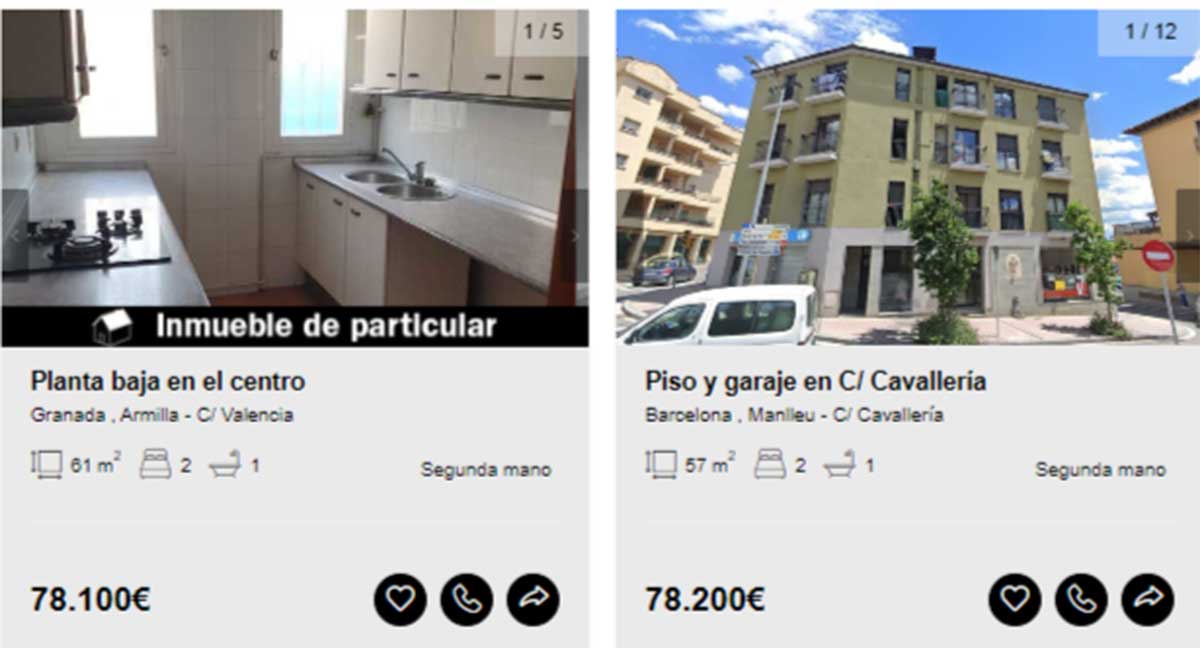 Viviendas por 78.000 euros