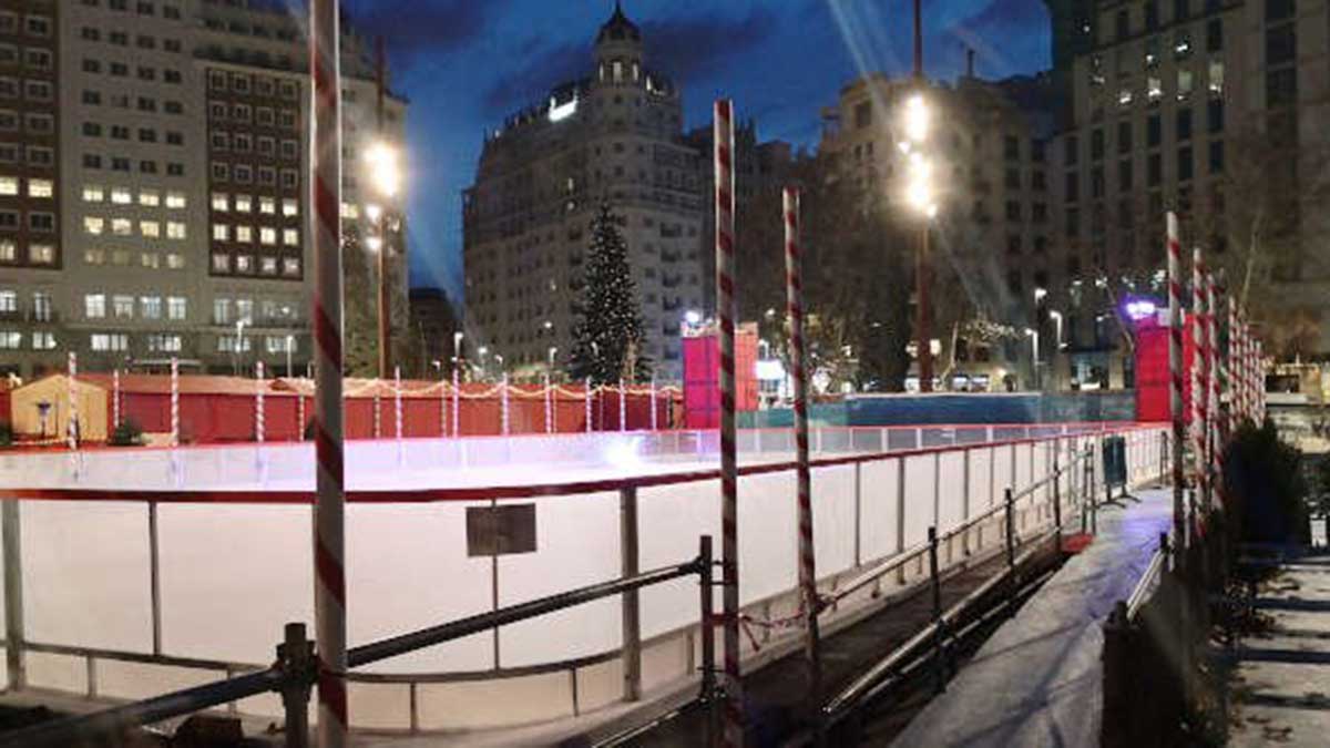 Pista de hielo de Plaza de España